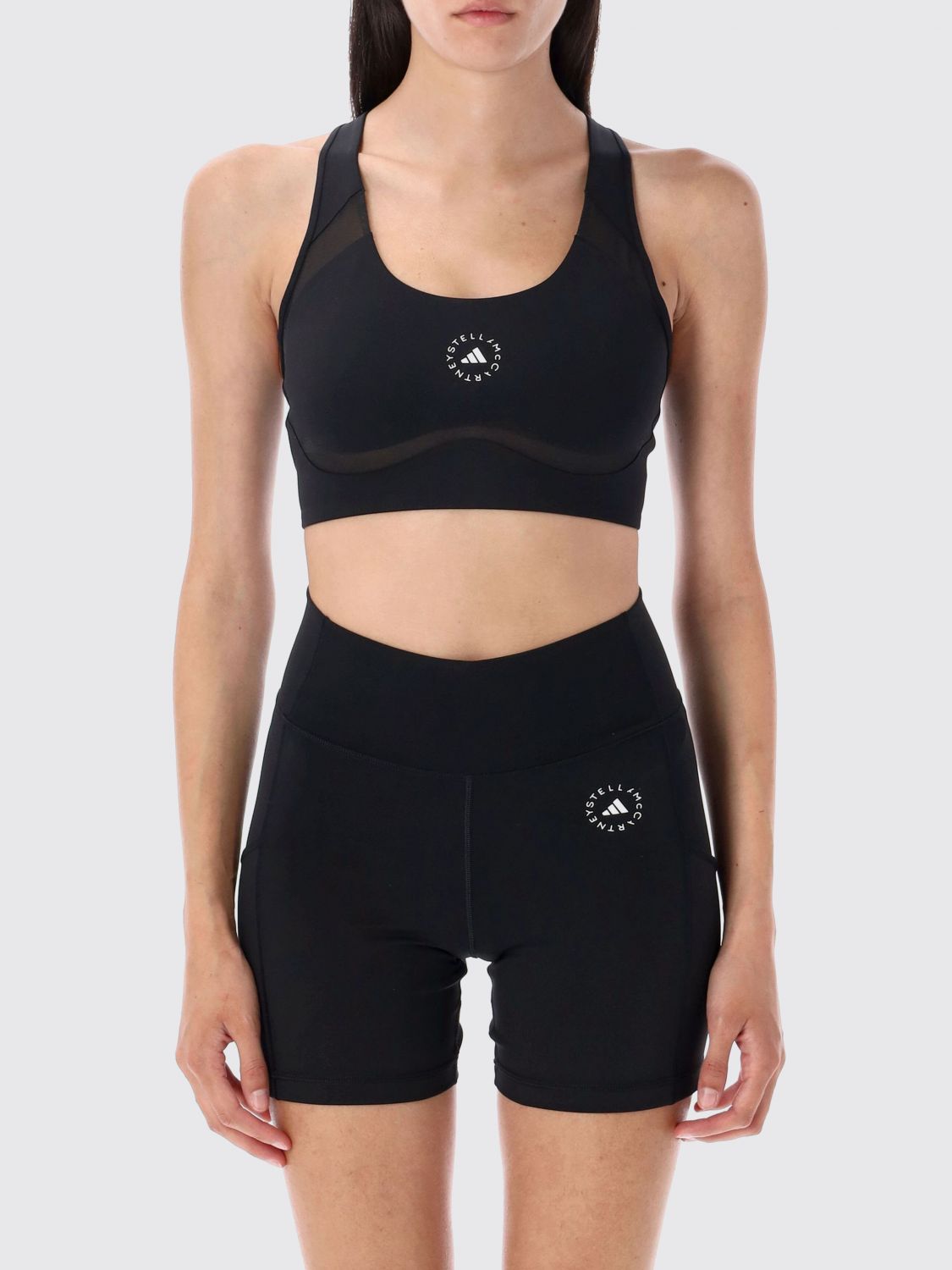 Adidas By Stella Mccartney Truepurpose Power Impact Training Bra In Black