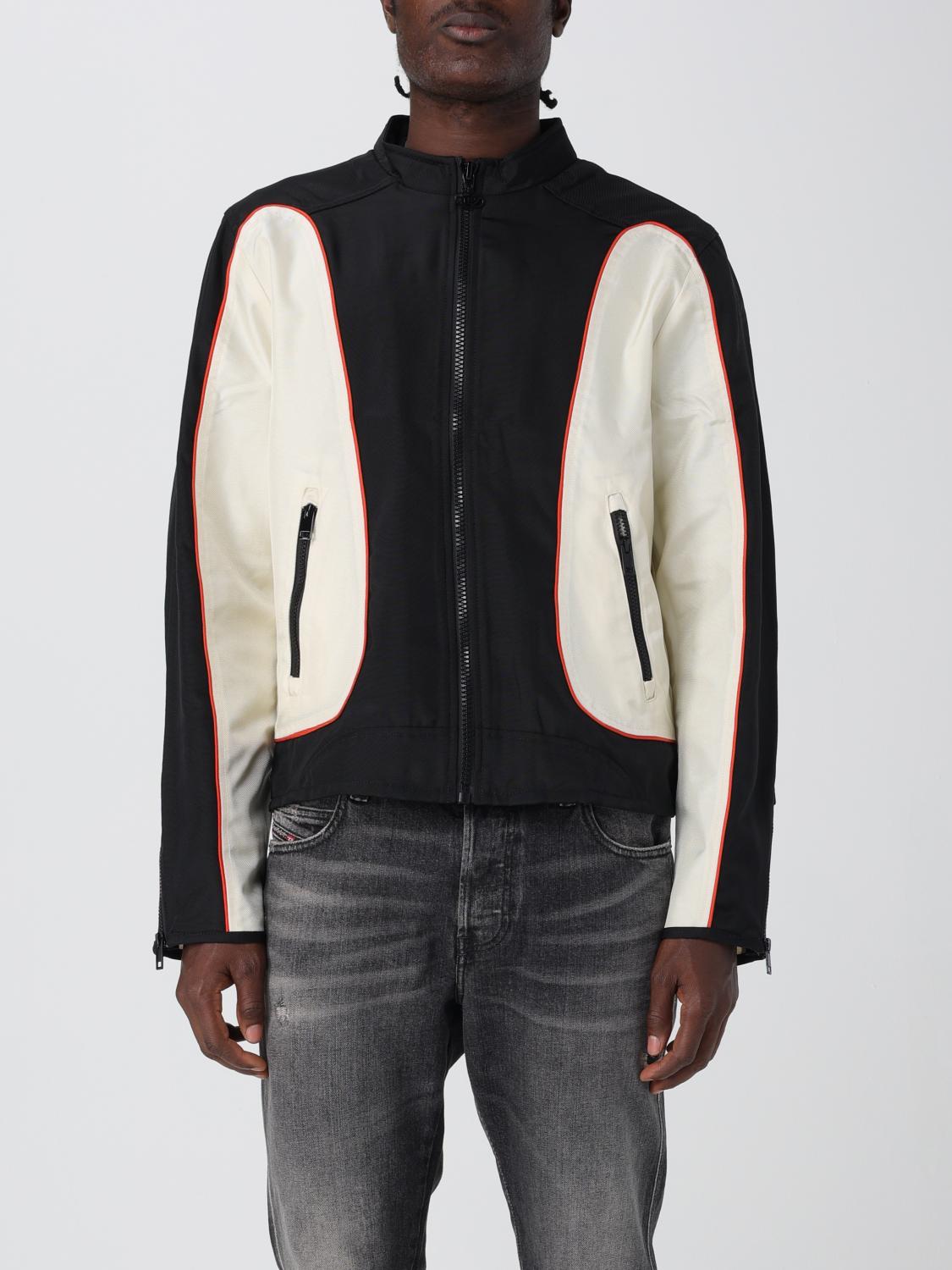 Diesel J-blink-wrd Jacket In Black