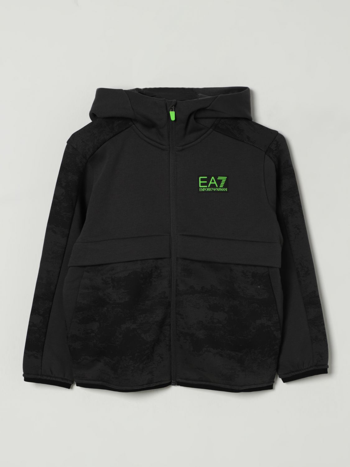 Ea7 Sweater  Kids Color Grey In Gray