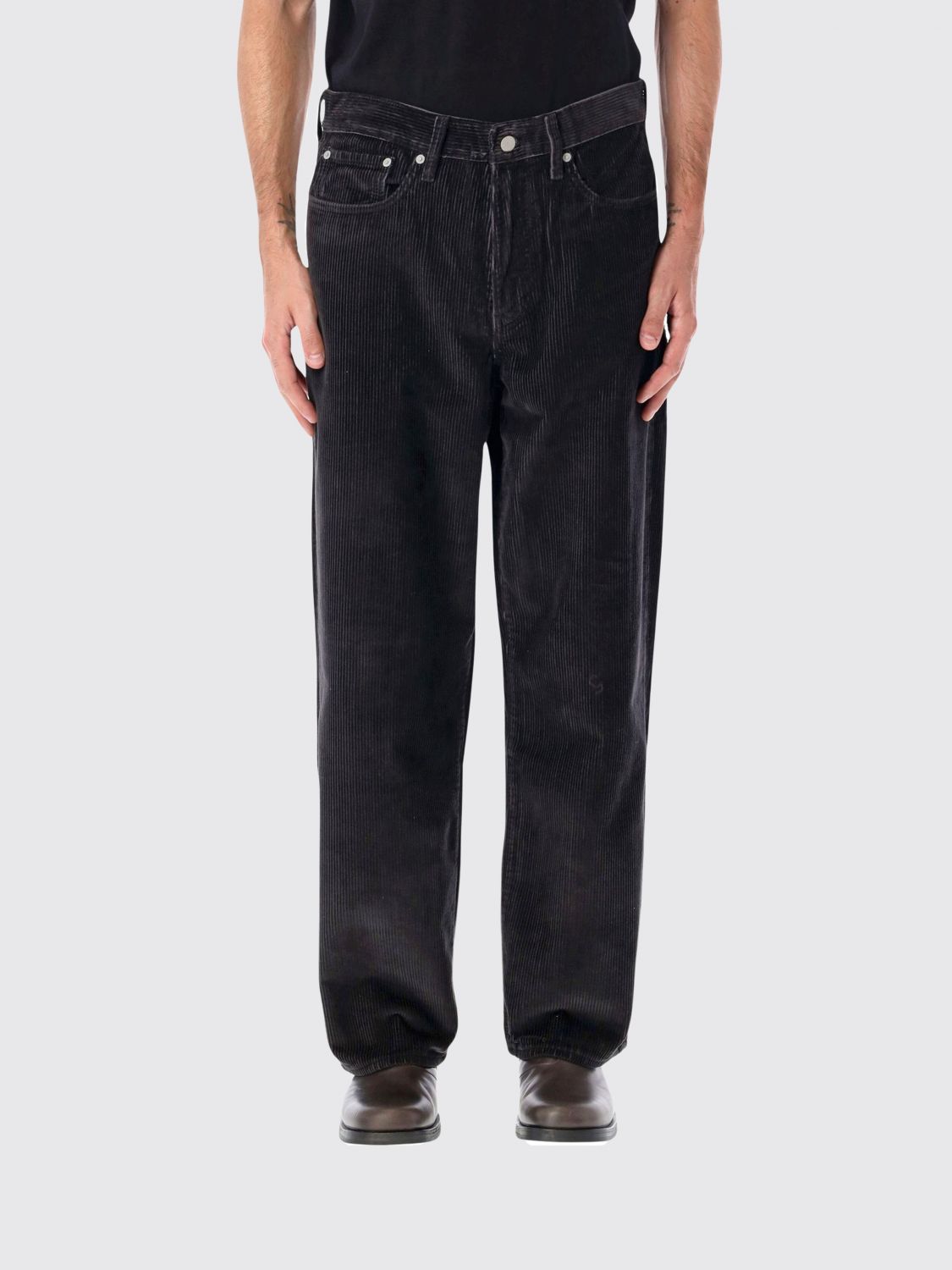 Levi's 578 Baggy Black Corduroy Pants In Animal Print