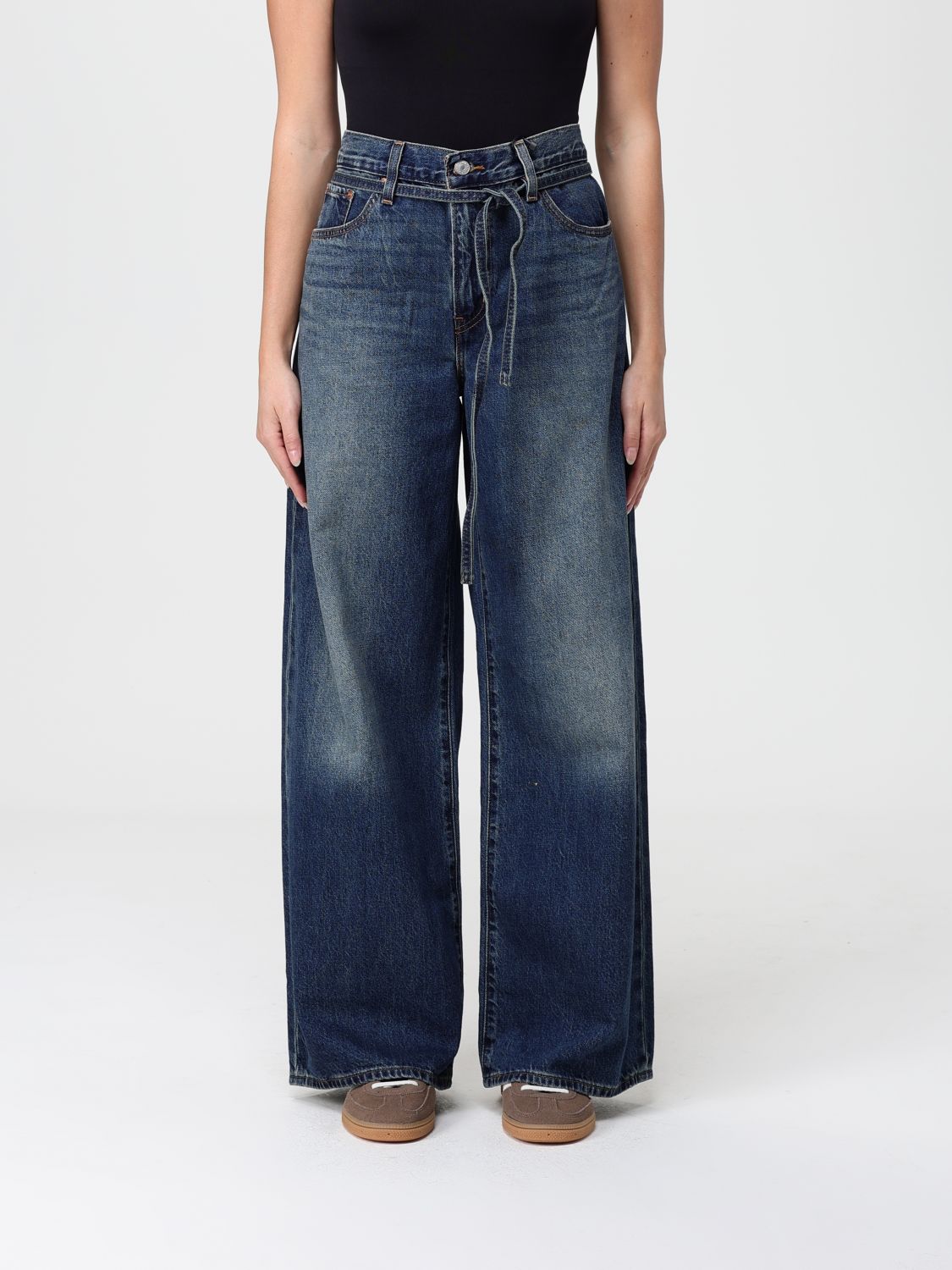Levi's Jeans Woman Color Blue 2 In Blue
