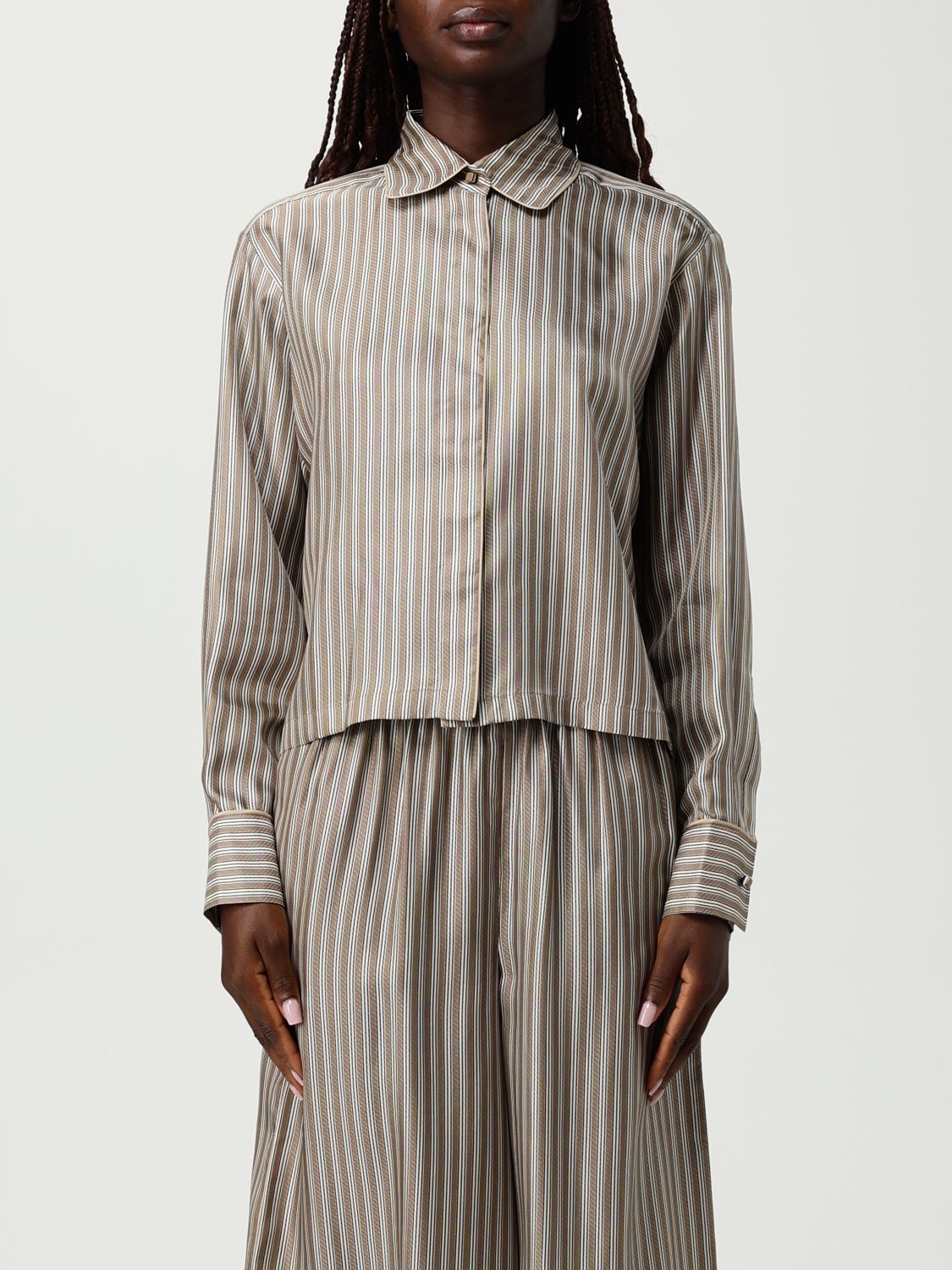 Max Mara Shirt  Woman Color Brown
