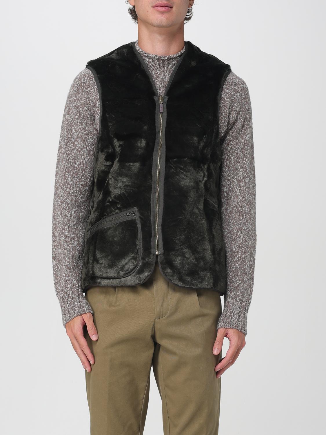 Barbour Suit Vest  Men Color Sage In Gray