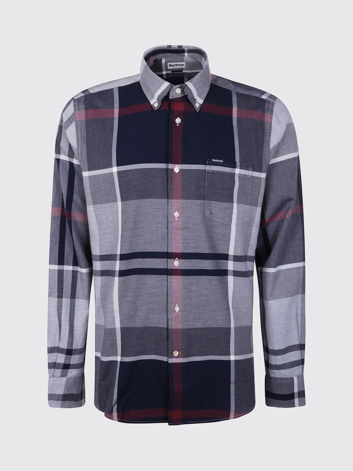 Barbour Tailored Shirt Button-down Collar In Black