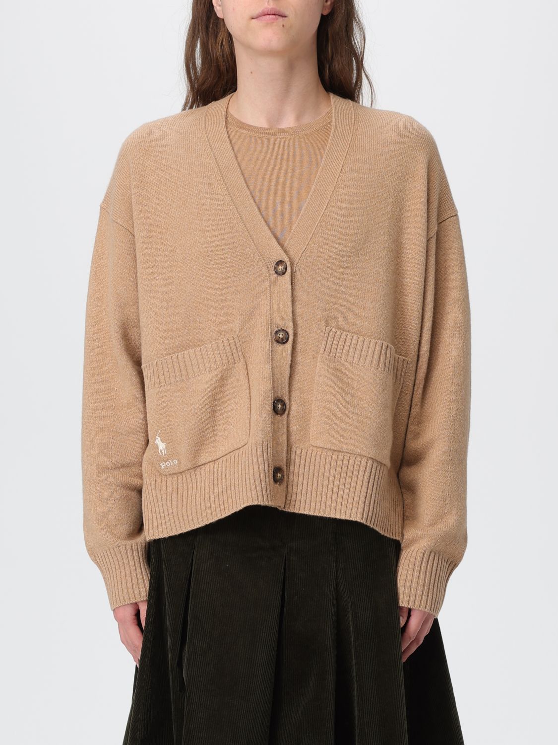 Polo Ralph Lauren Cardigan  Woman Color Brown