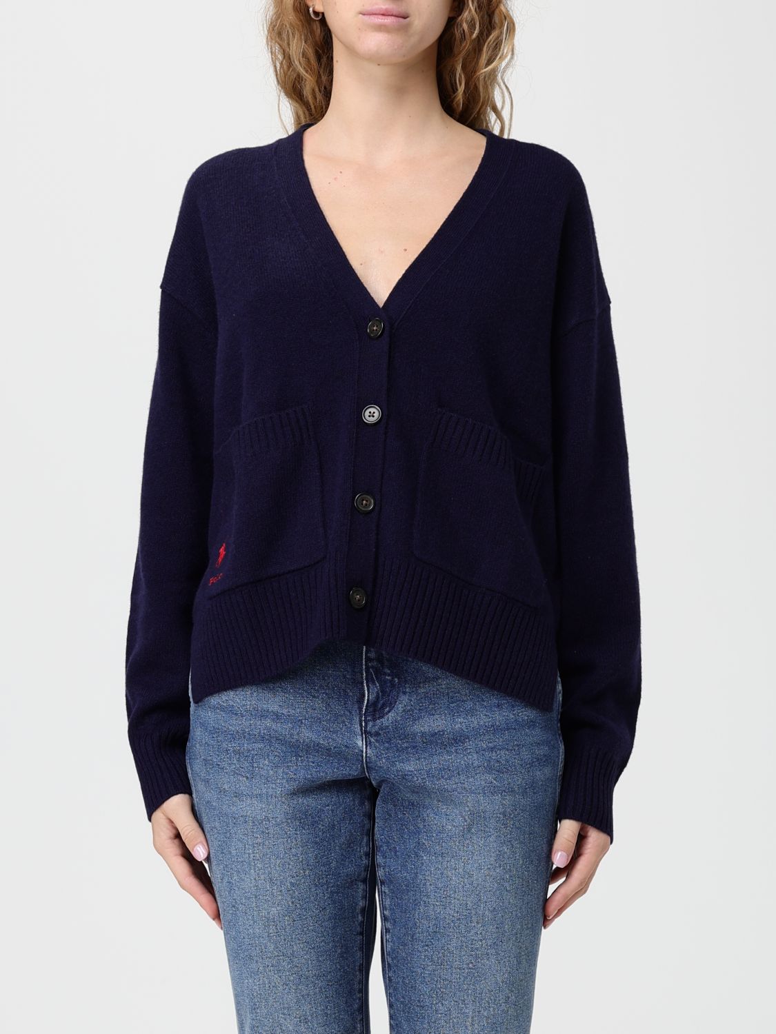 Polo Ralph Lauren Cardigan  Woman Color Blue 1