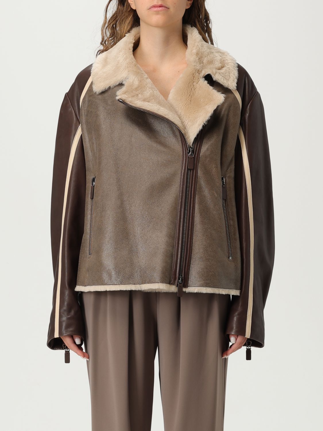 Emporio Armani Jacket  Woman Color Brown