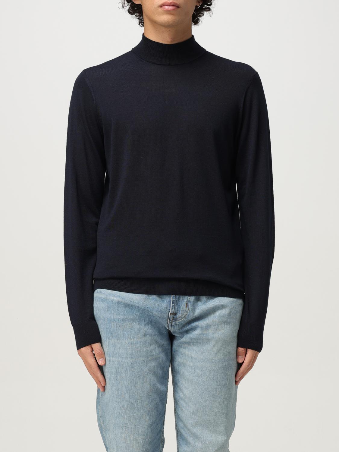 Drumohr Turtleneck Knitted Sweater In Black