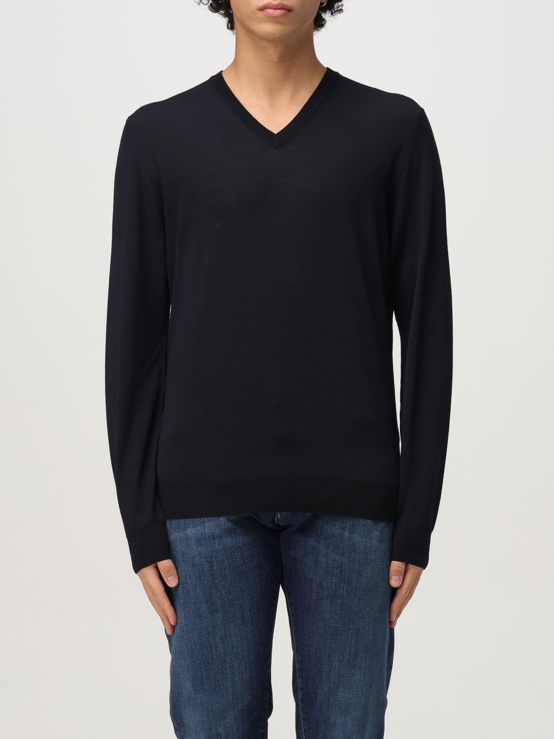 Drumohr Sweater  Men Color Navy In Black