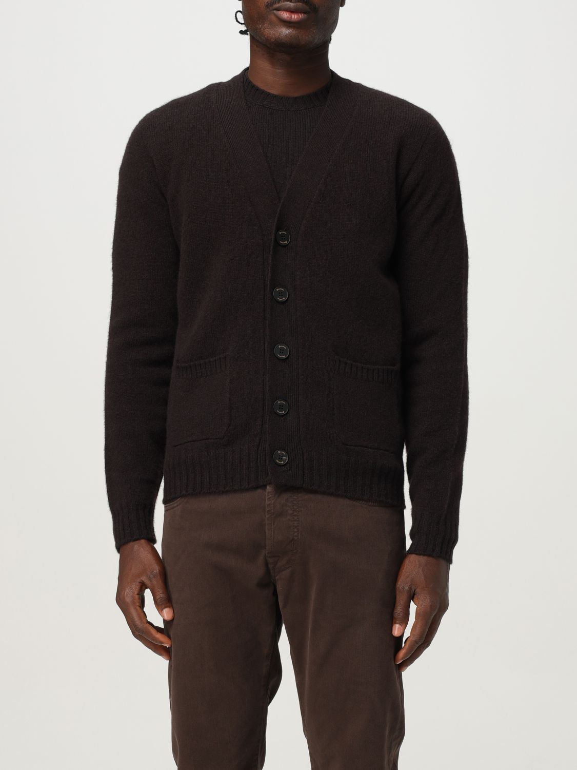 Drumohr V-neck Cardigan In Black
