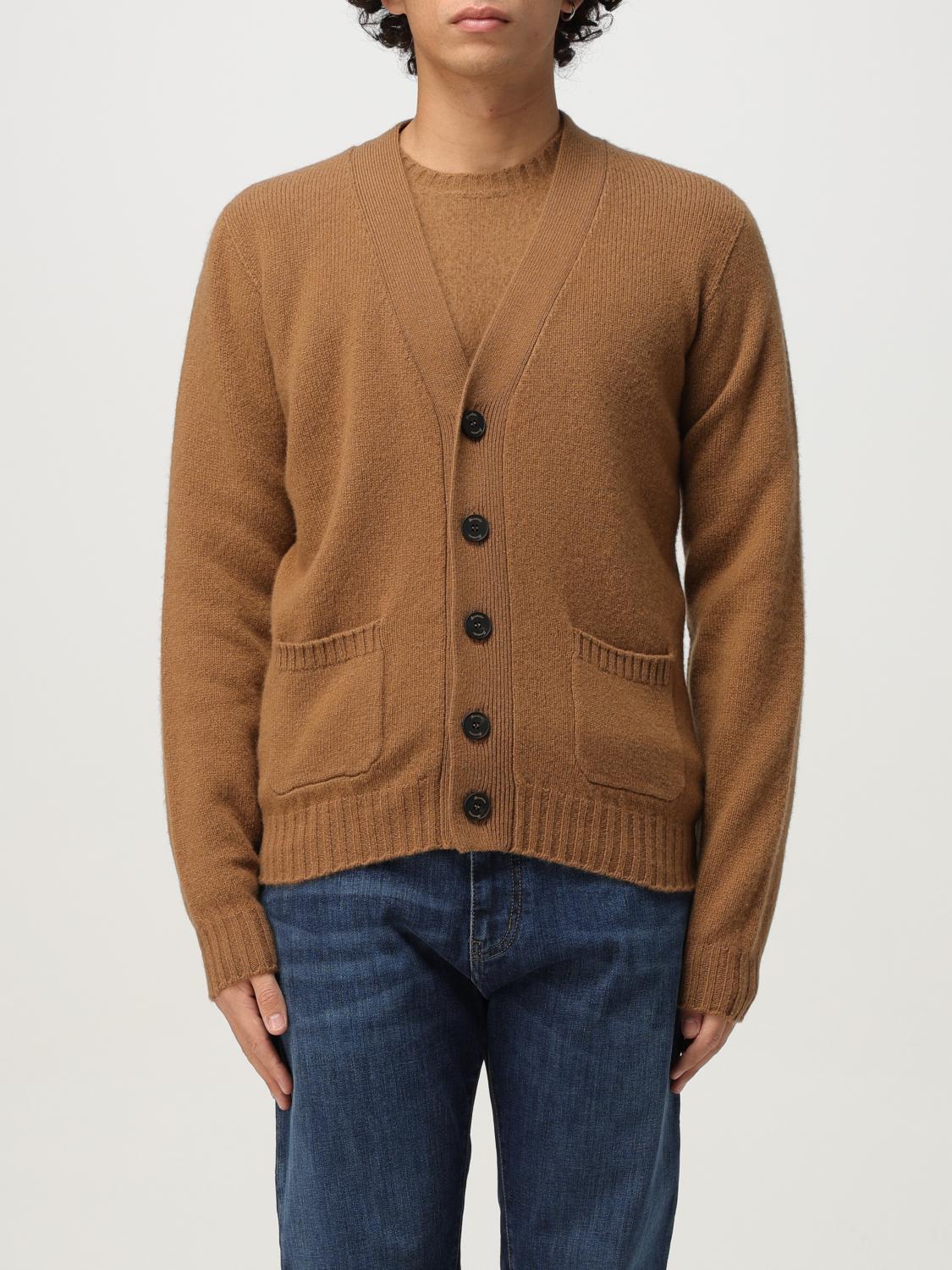 Drumohr Long-sleeved Sweater In Brown