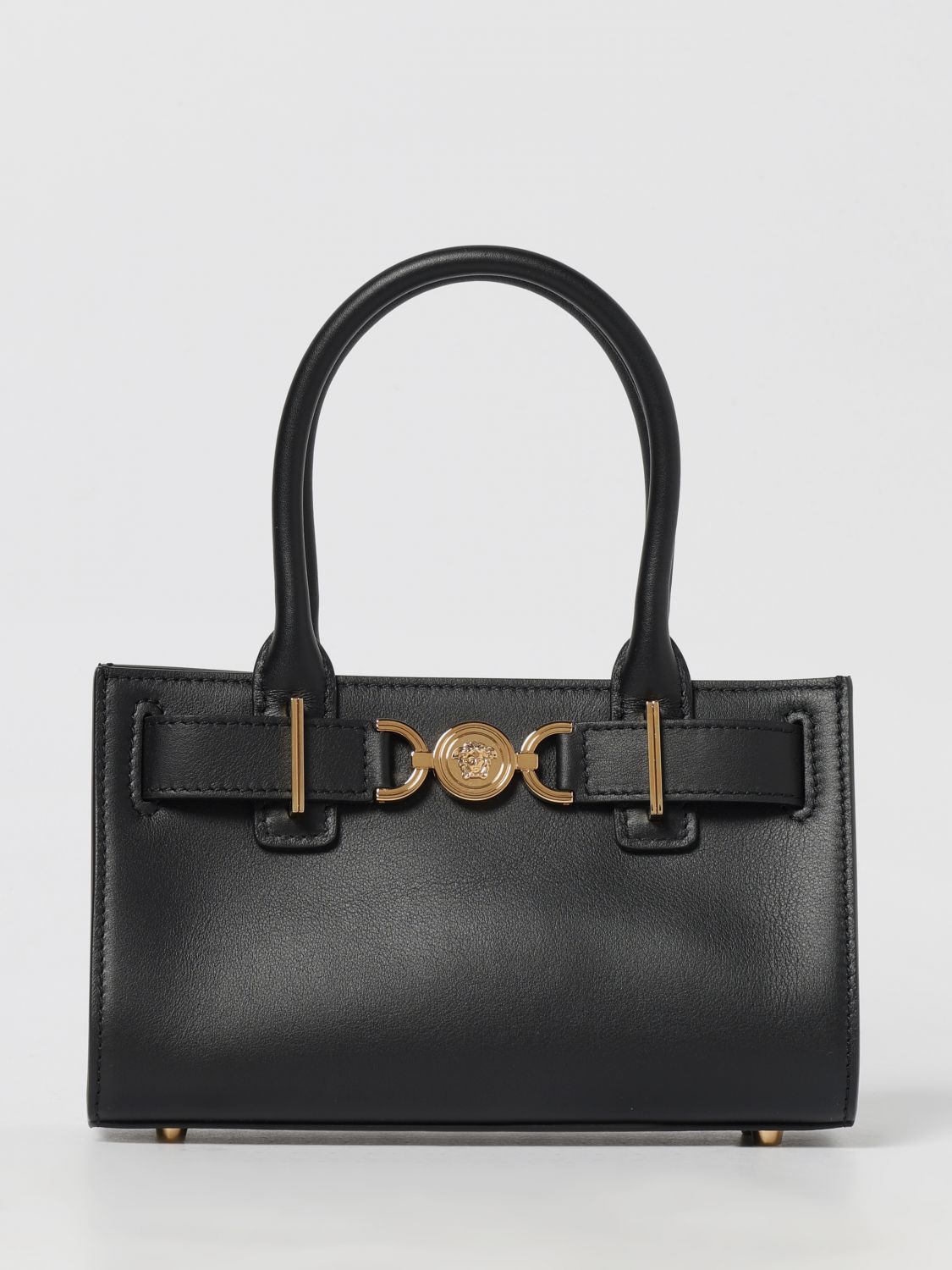 Versace Medusa '95 Small Shopper In Black