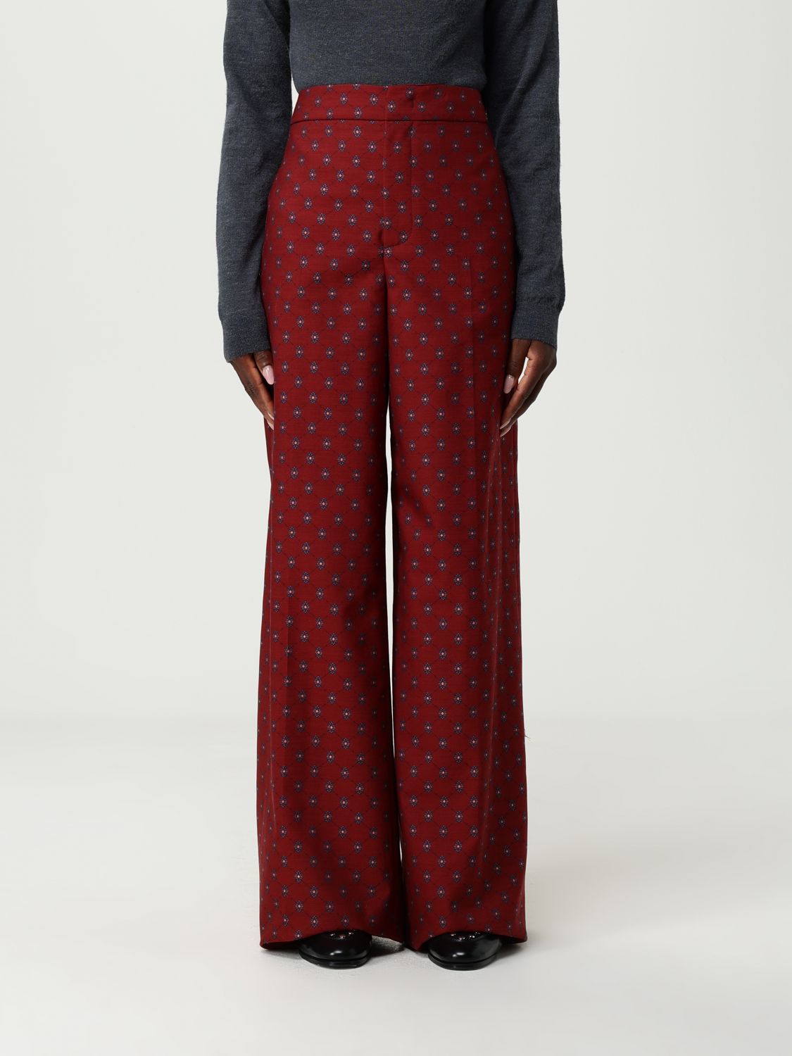 Weekend Max Mara Pants Woman  In Animal Print