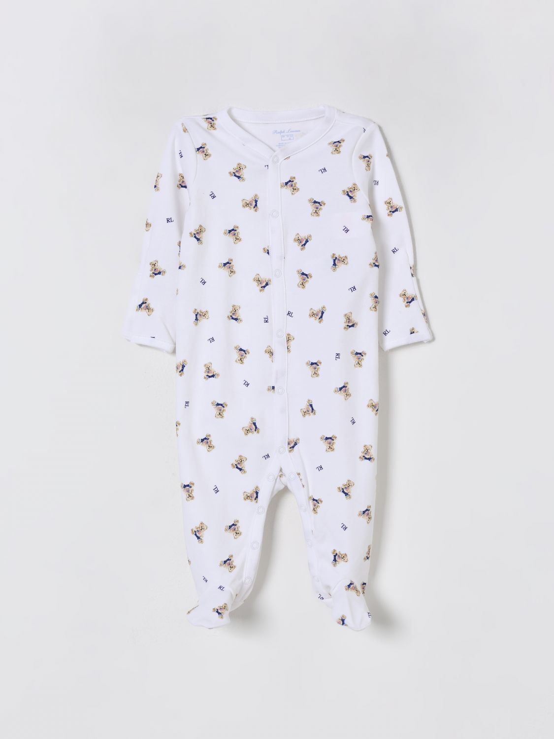 Polo Ralph Lauren Bodysuit Kids Color Multicolor In White