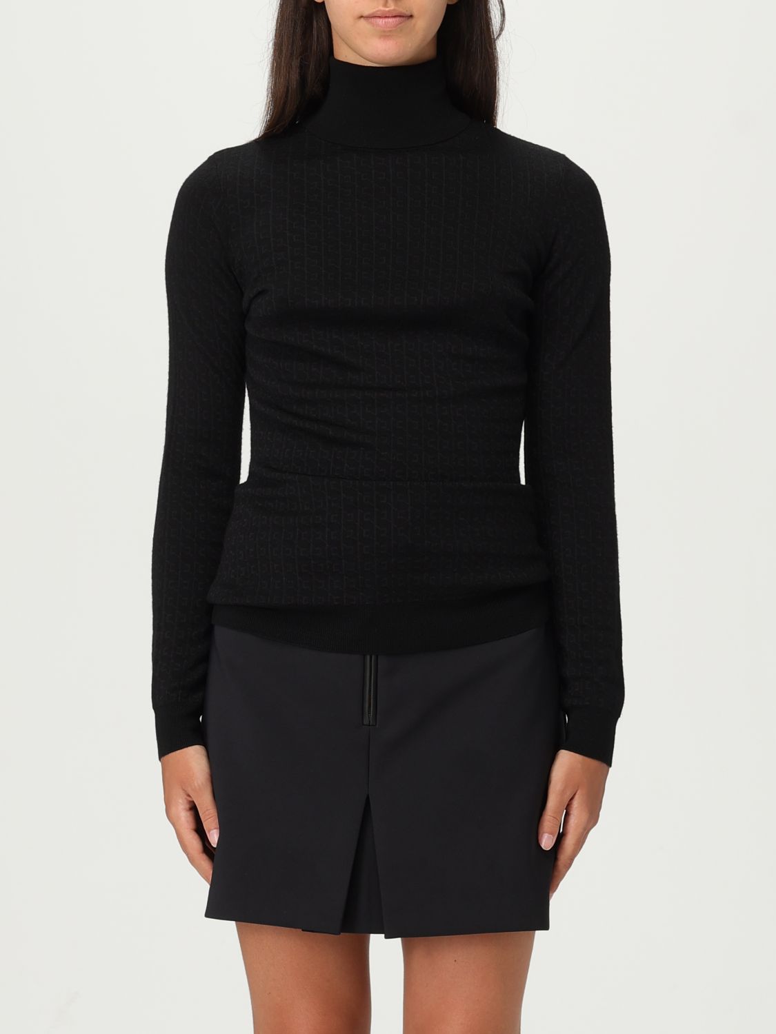 Elisabetta Franchi Sweater  Woman Color Black In Black