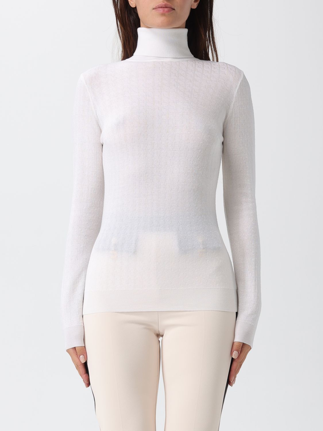 Elisabetta Franchi Sweater  Woman Color Ivory In White