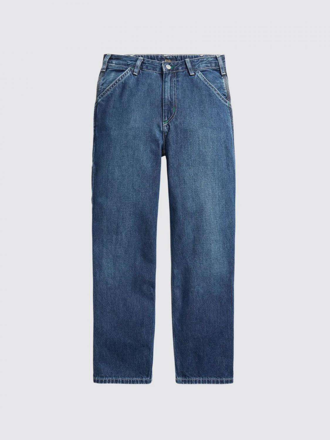 Polo Ralph Lauren Jeans Kids Color Denim In Blue