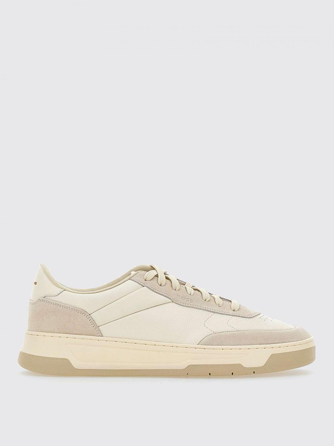 Hugo Boss Boss Baltimore Tennis Shoes In White