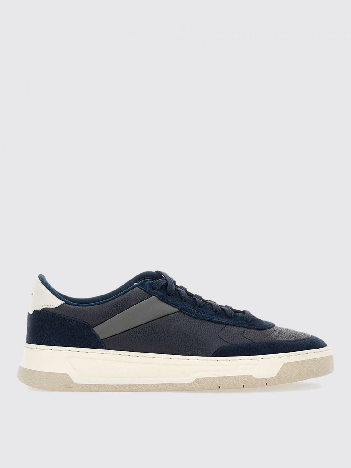 Hugo Boss Boss Baltimore Tennis Sneakers In Multi