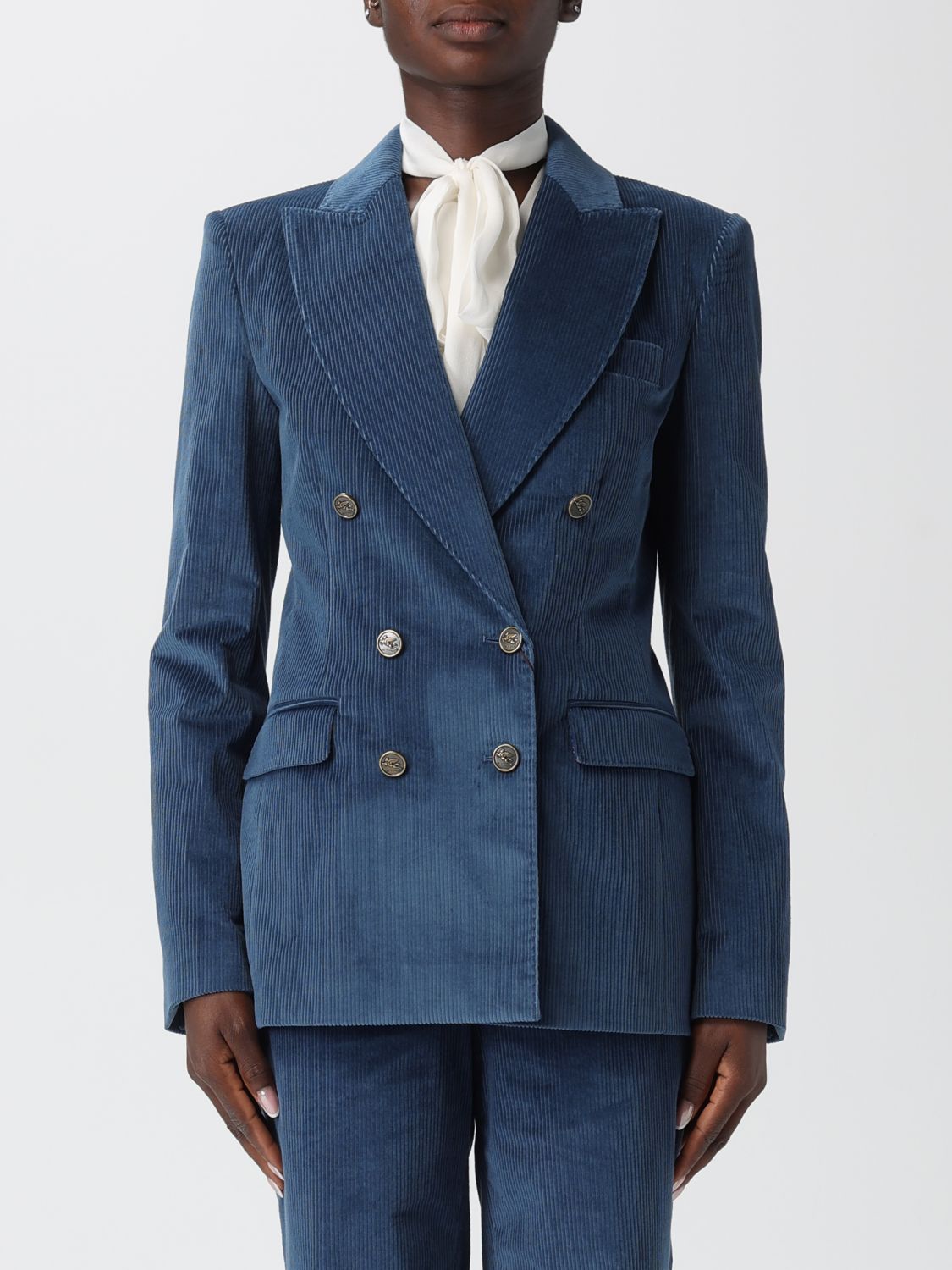 Etro Jacket  Woman Color Blue In Blue