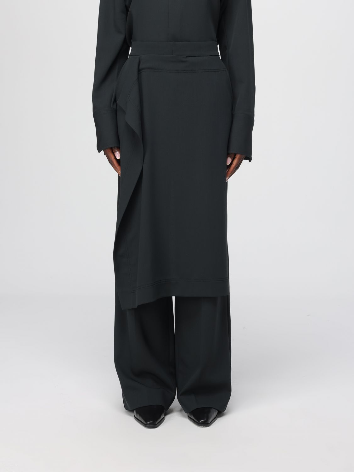 Ami Alexandre Mattiussi Pants Ami Paris Woman Color Grey In Gray