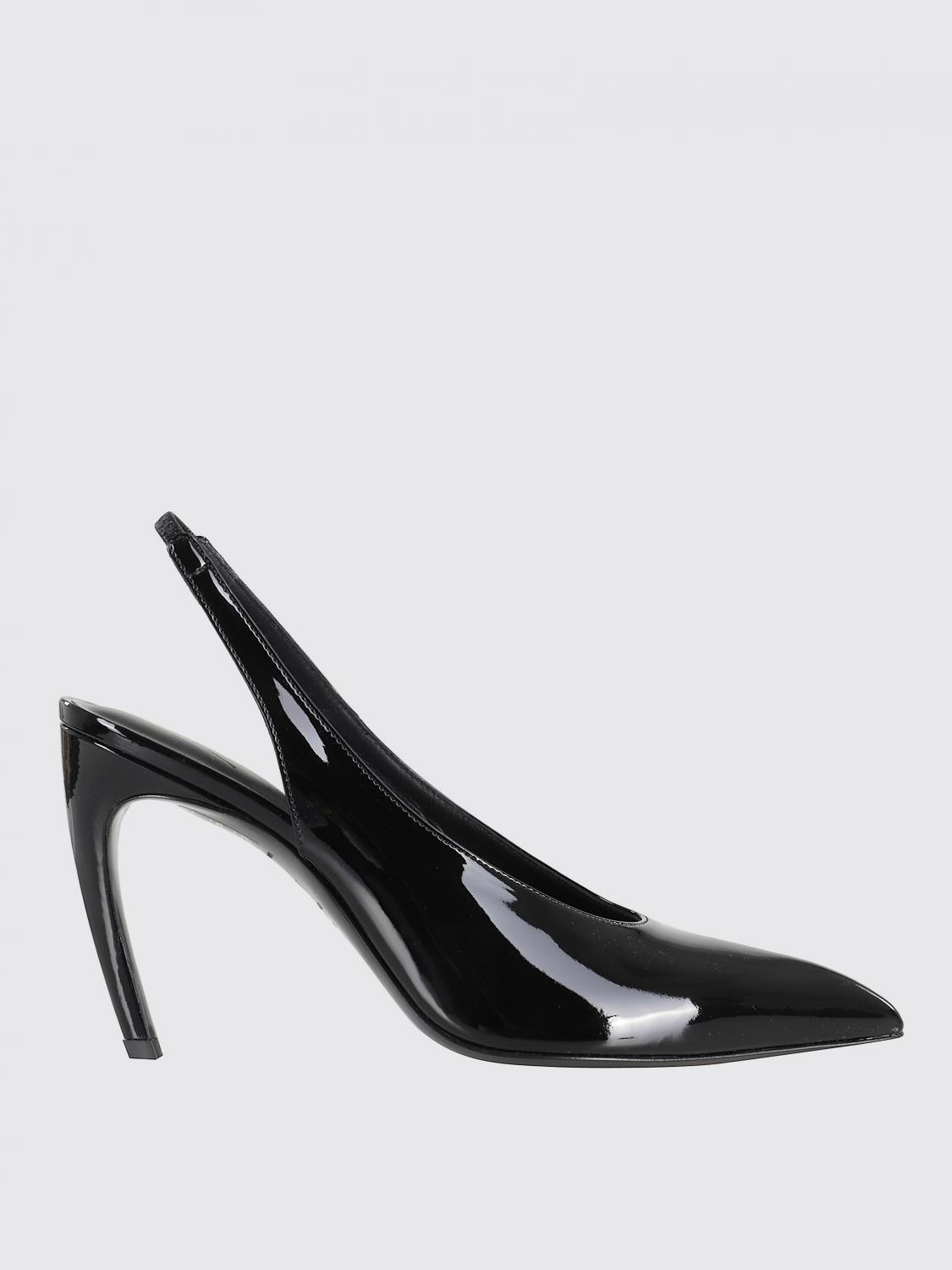Attico Slingback Viper Pumps In Black