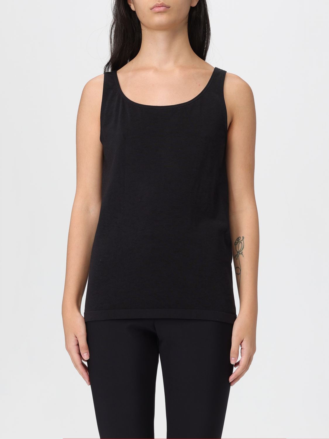 Wolford Top  Woman Color Black In Black
