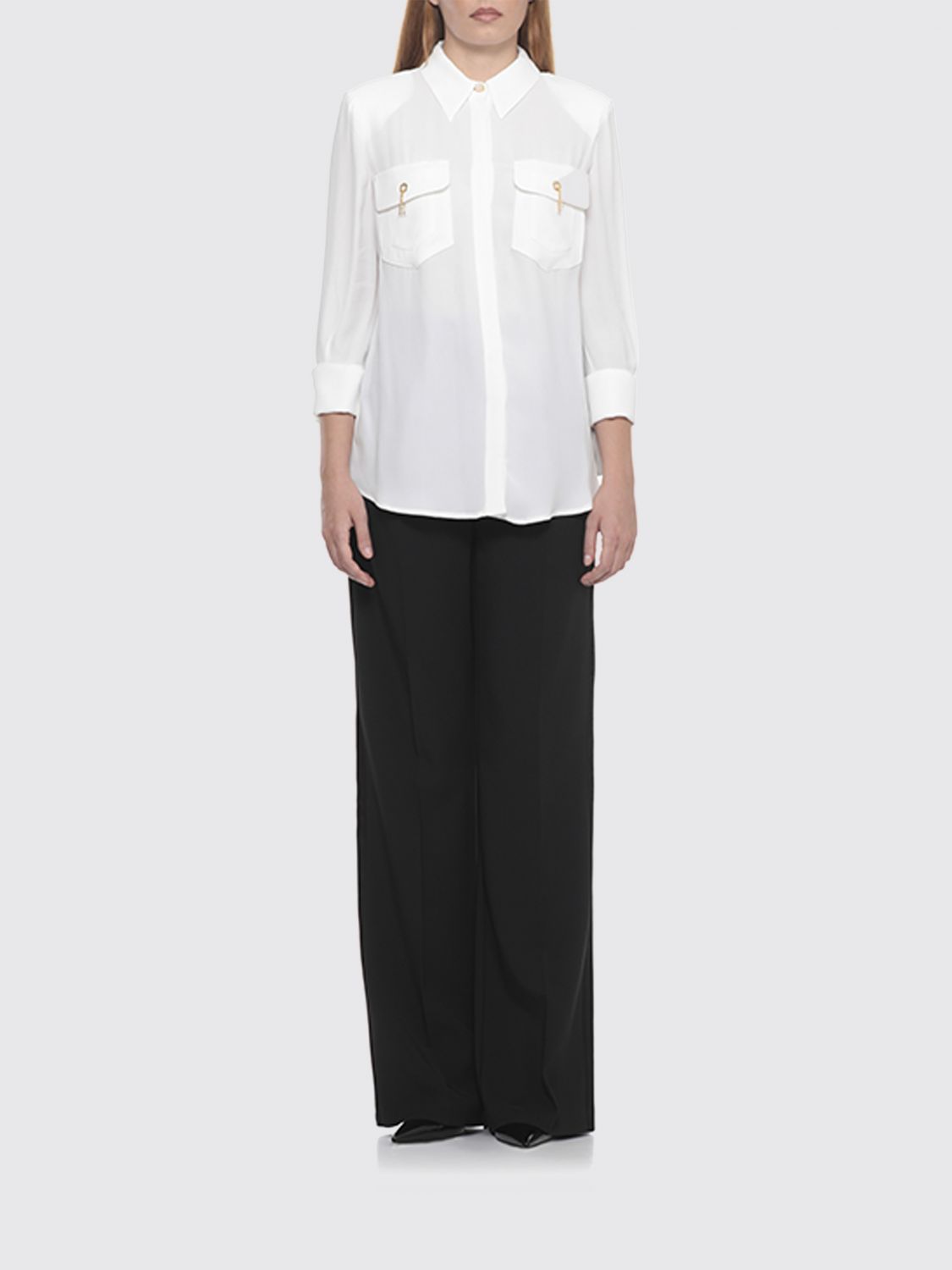 ELISABETTA FRANCHI Shirt Woman color Ivory