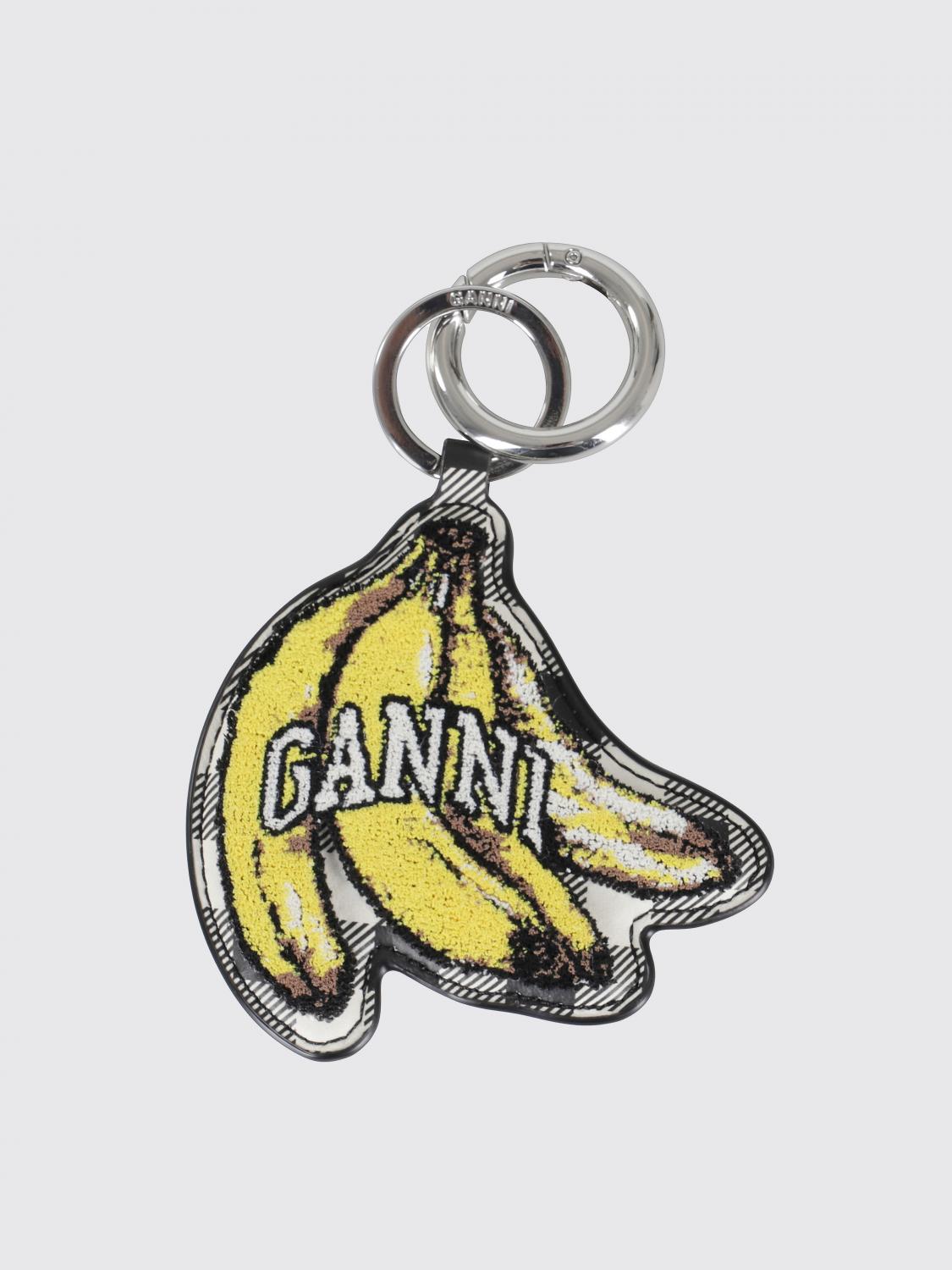 Ganni Key Chain  Woman Color Yellow In Yellow