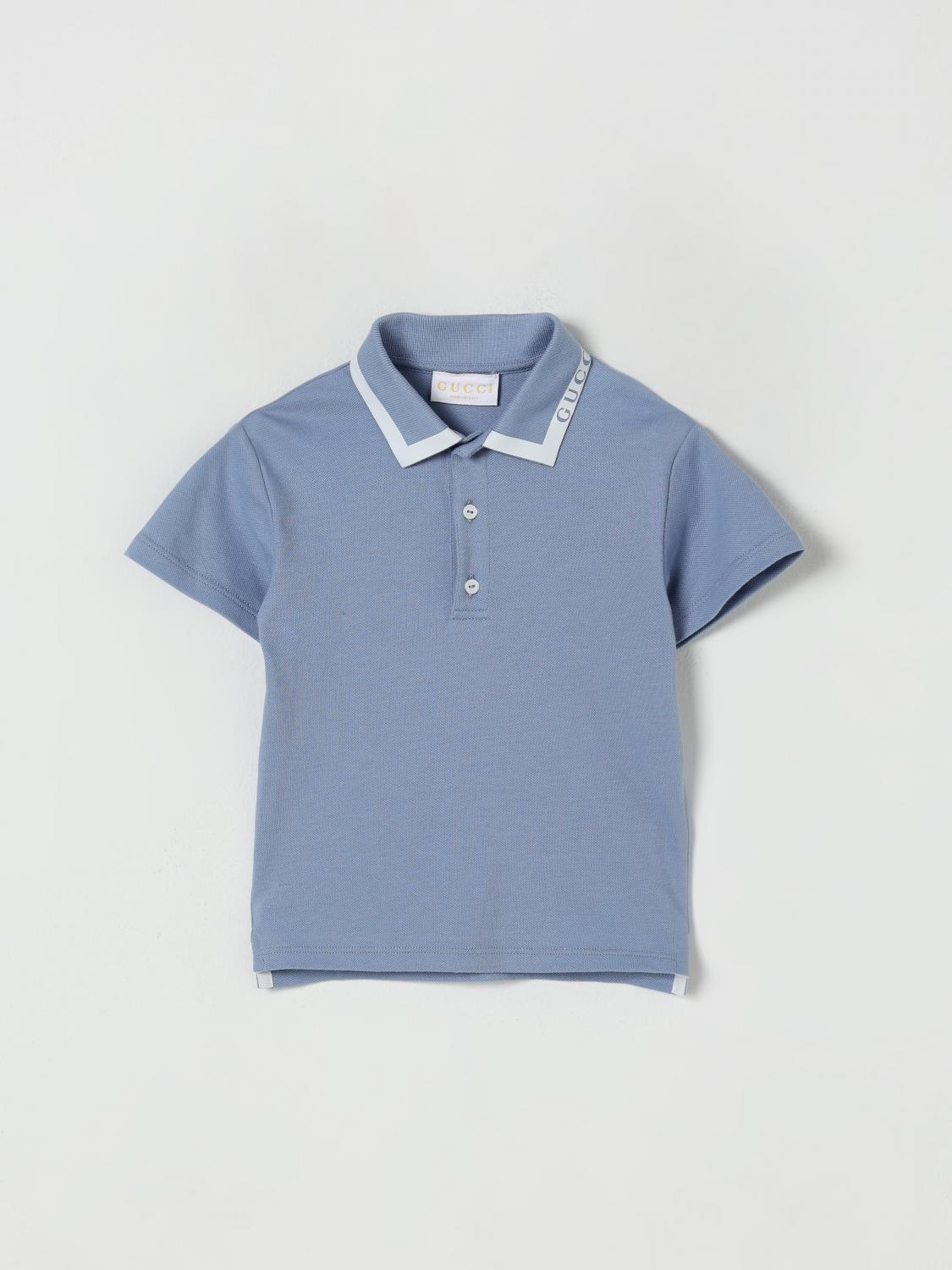 GUCCI Polo in cotone con logo