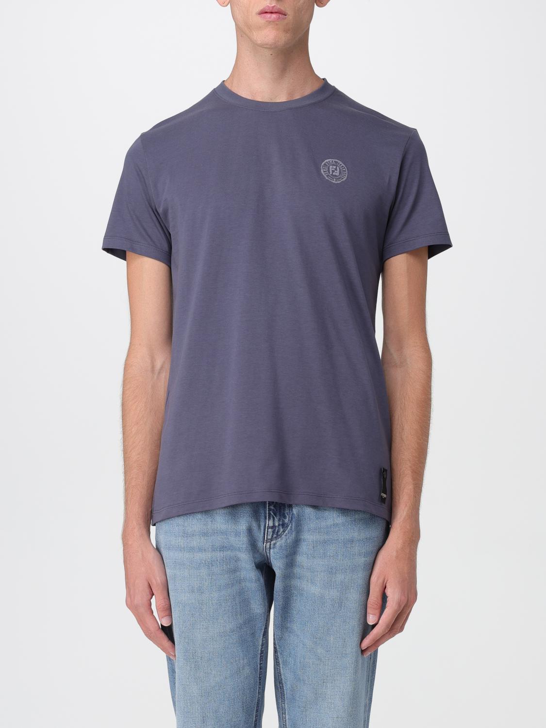 FENDI T-shirt in cotone con logo