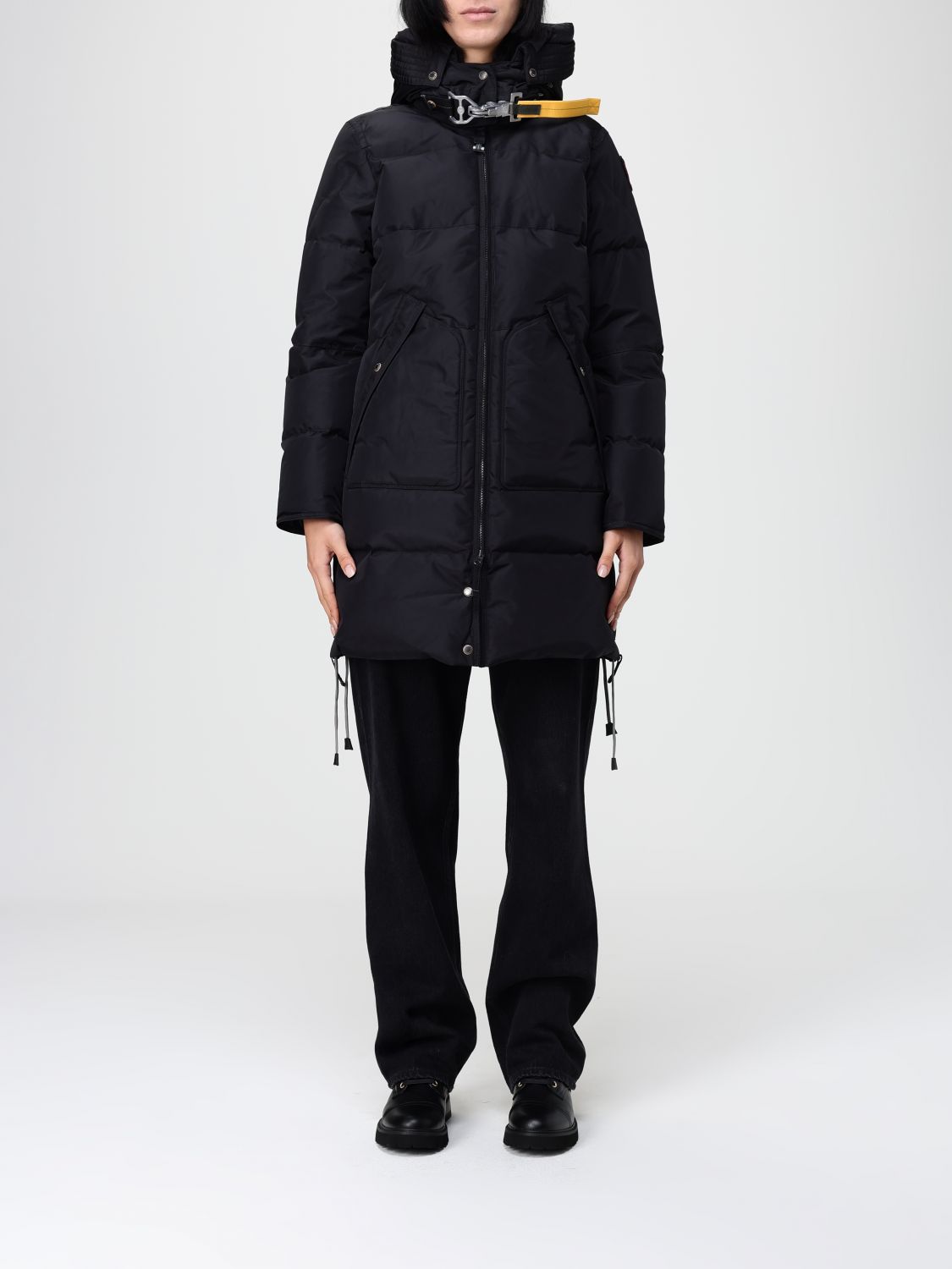 Parajumpers Coat Woman Color Black In Black