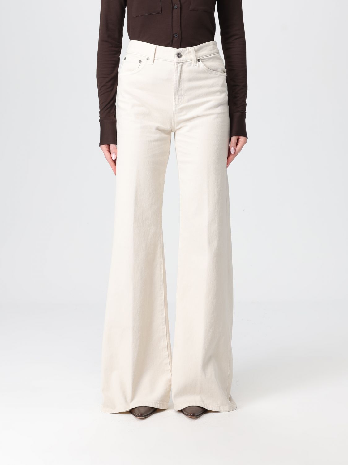 Dondup Jeans Woman Color Blue In Multi