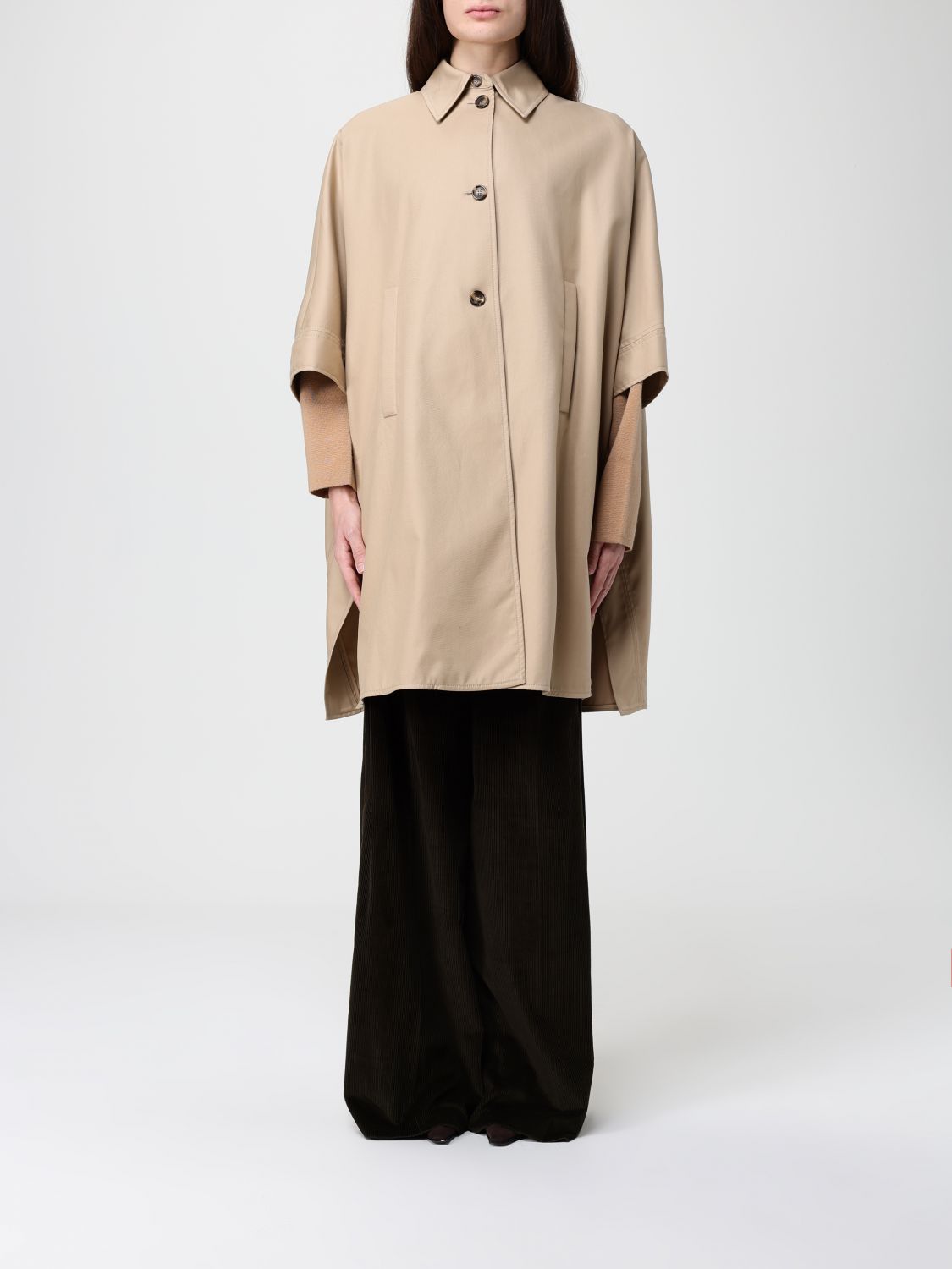 Max Mara Coat  Woman Color Sand In Neutral