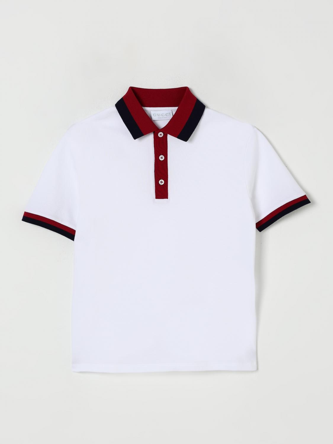 GUCCI Polo in cotone Web