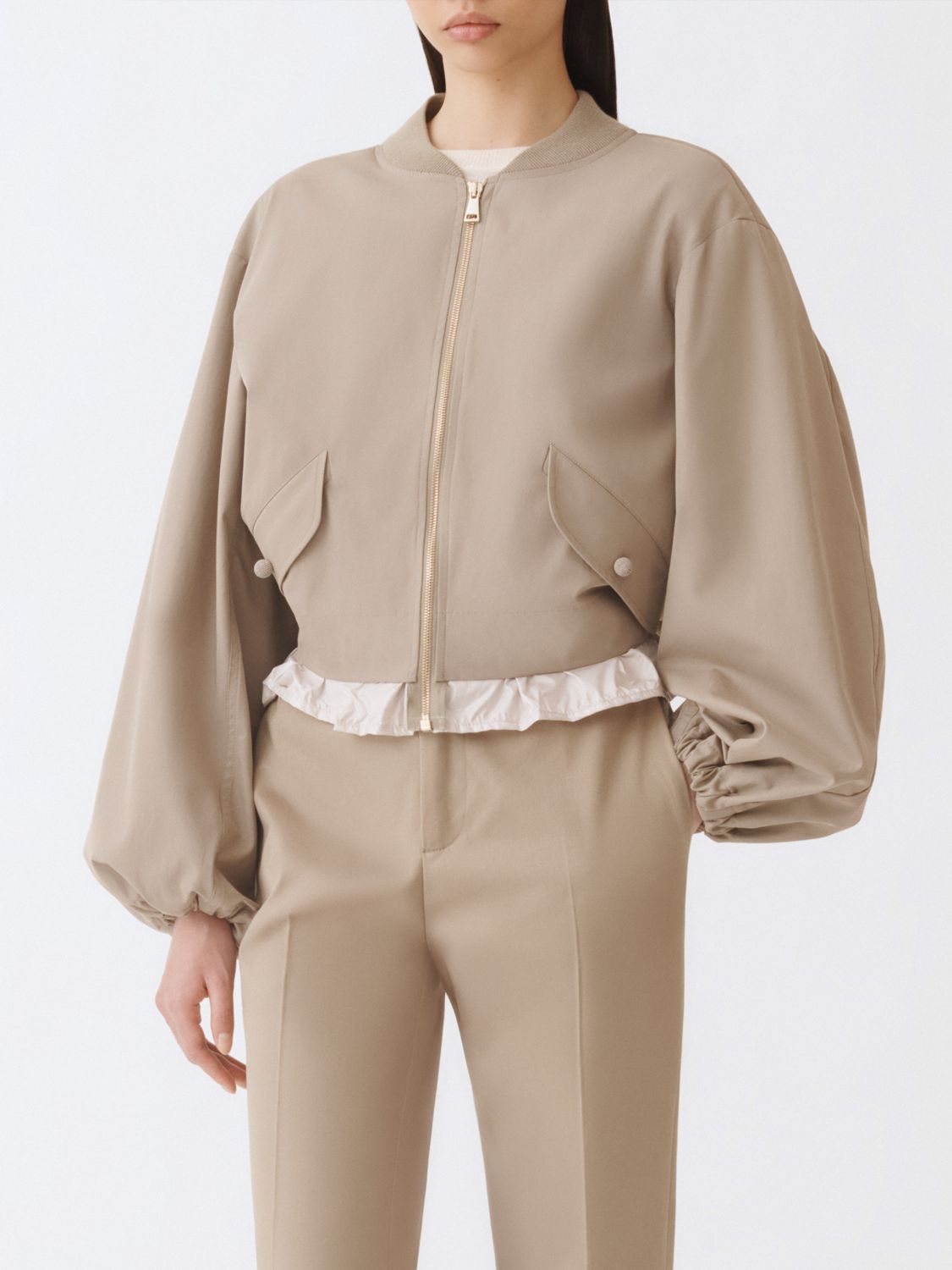 Fabiana Filippi Coat  Woman Color Olive In Brown