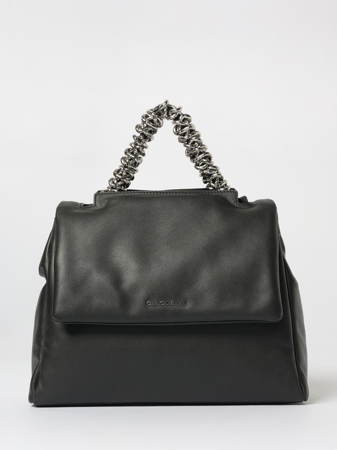 Orciani Swabian Map M Bag In Black