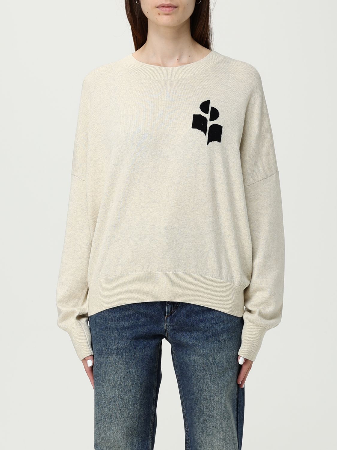 Isabel Marant Étoile Sweater Isabel Marant Etoile Woman Color Grey In Metallic