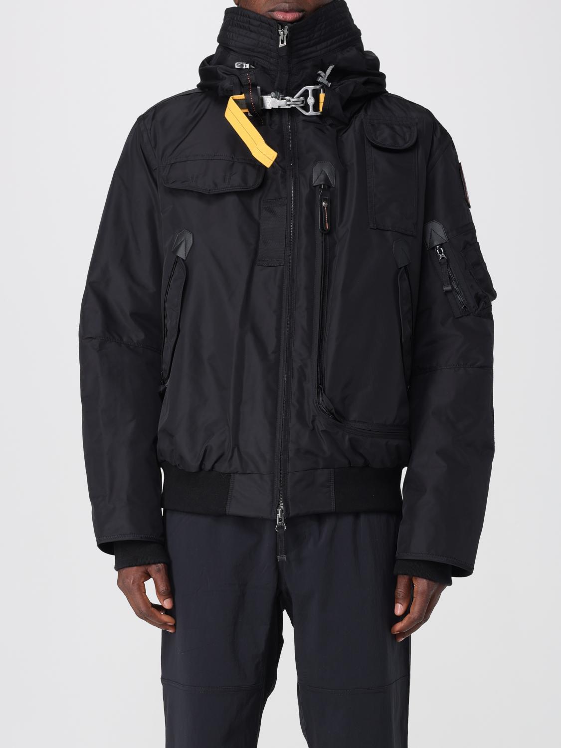 Parajumpers Gobi Logo-patch Hooded Jacket In Black