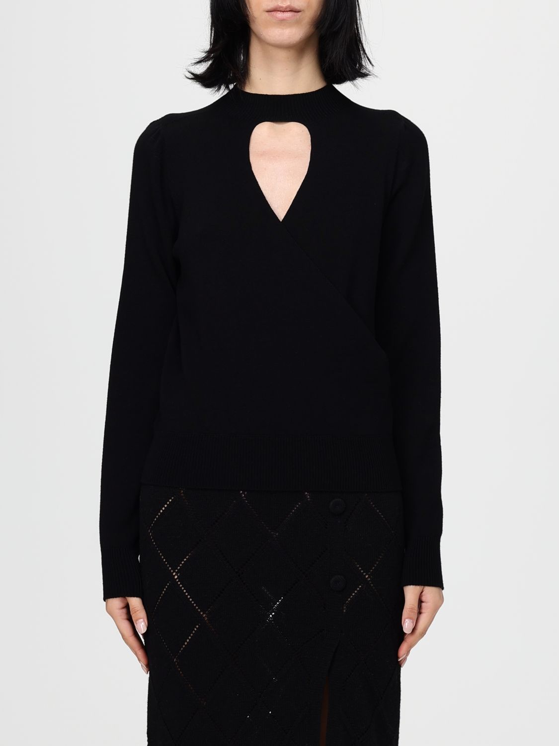 Twinset Sweater Woman Color Black In Black