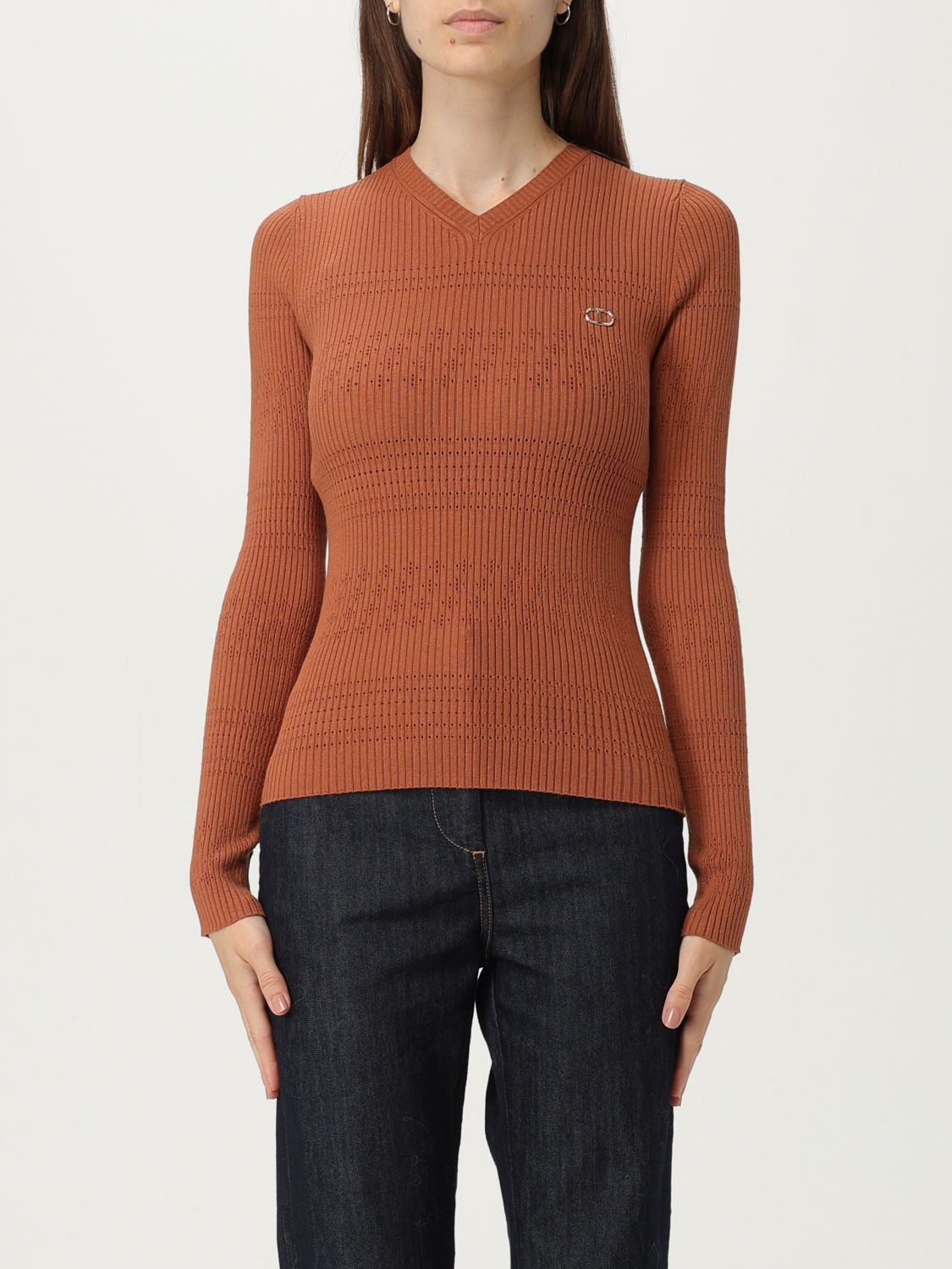 Twinset Sweater  Woman Color Rust In Brown