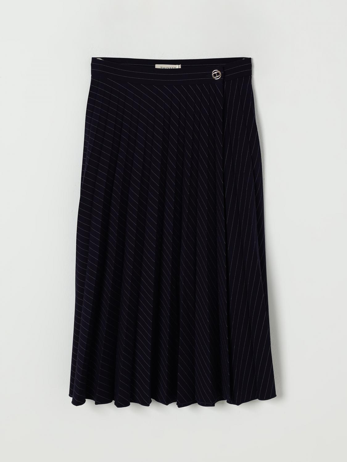 Twinset Skirt Kids Color Blue In Blue