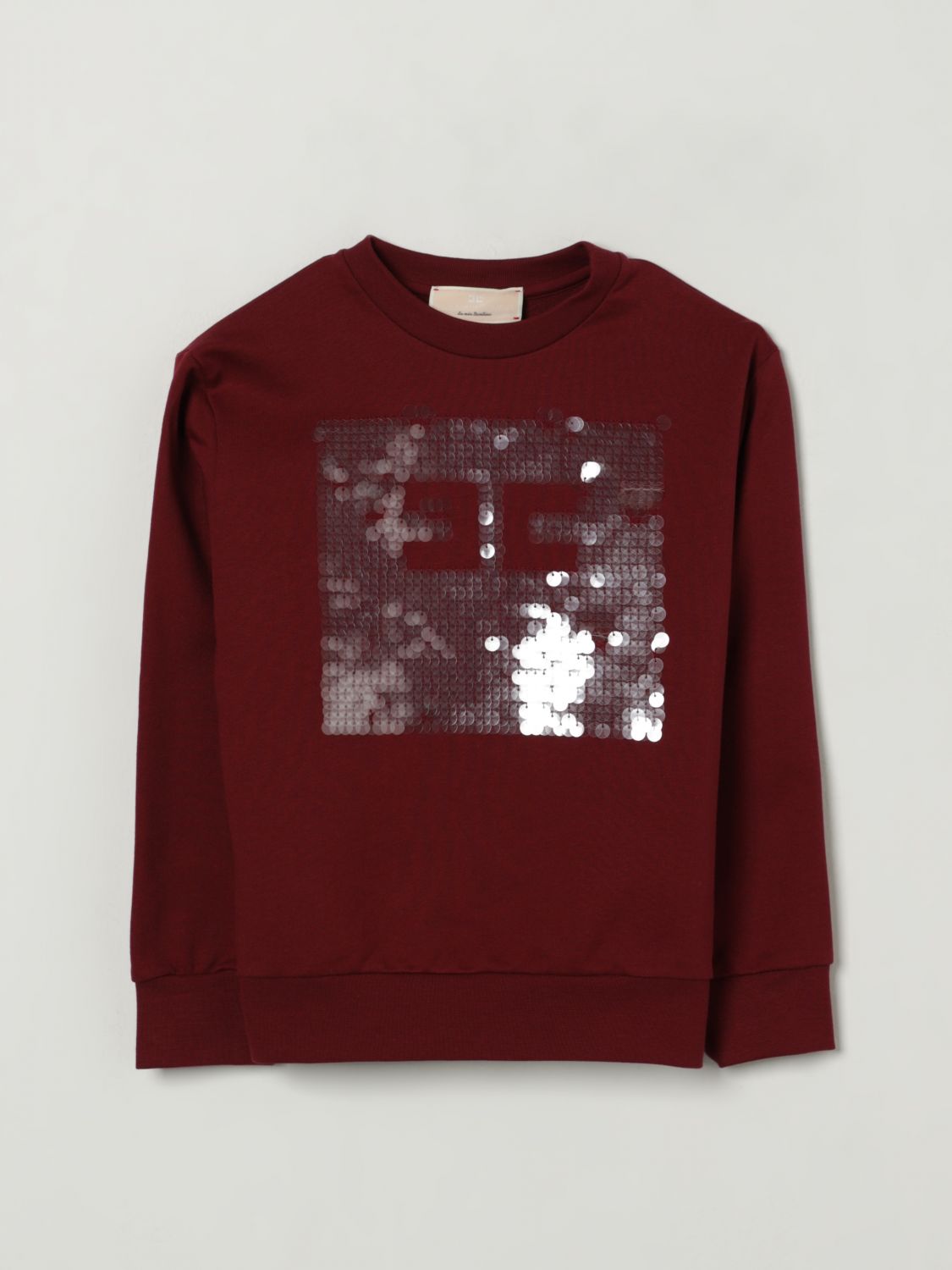 Elisabetta Franchi La Mia Bambina Sweater Kids Color Cherry In Burgundy