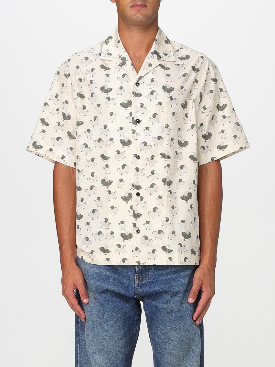 Jacquemus Floral-print Shirt With Short Sleeves In Multi