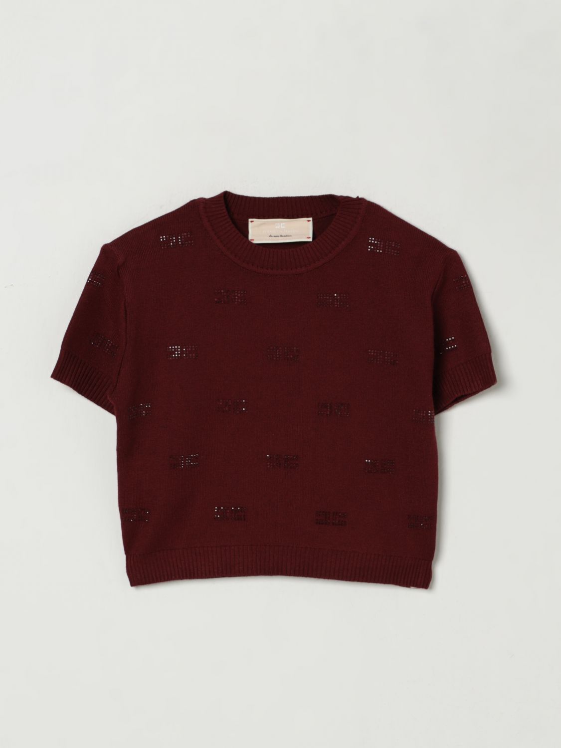 Elisabetta Franchi La Mia Bambina Sweater Kids Color Red In Red