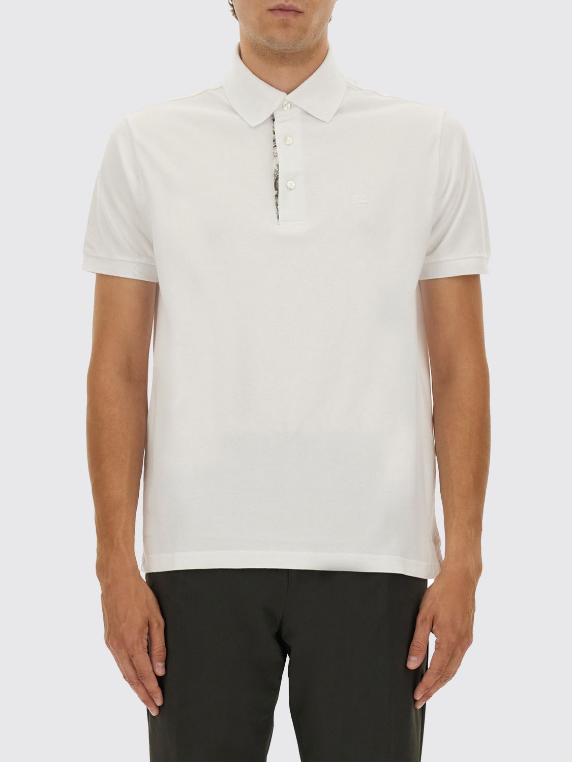 POLO衫 ETRO 男士 颜色 白色