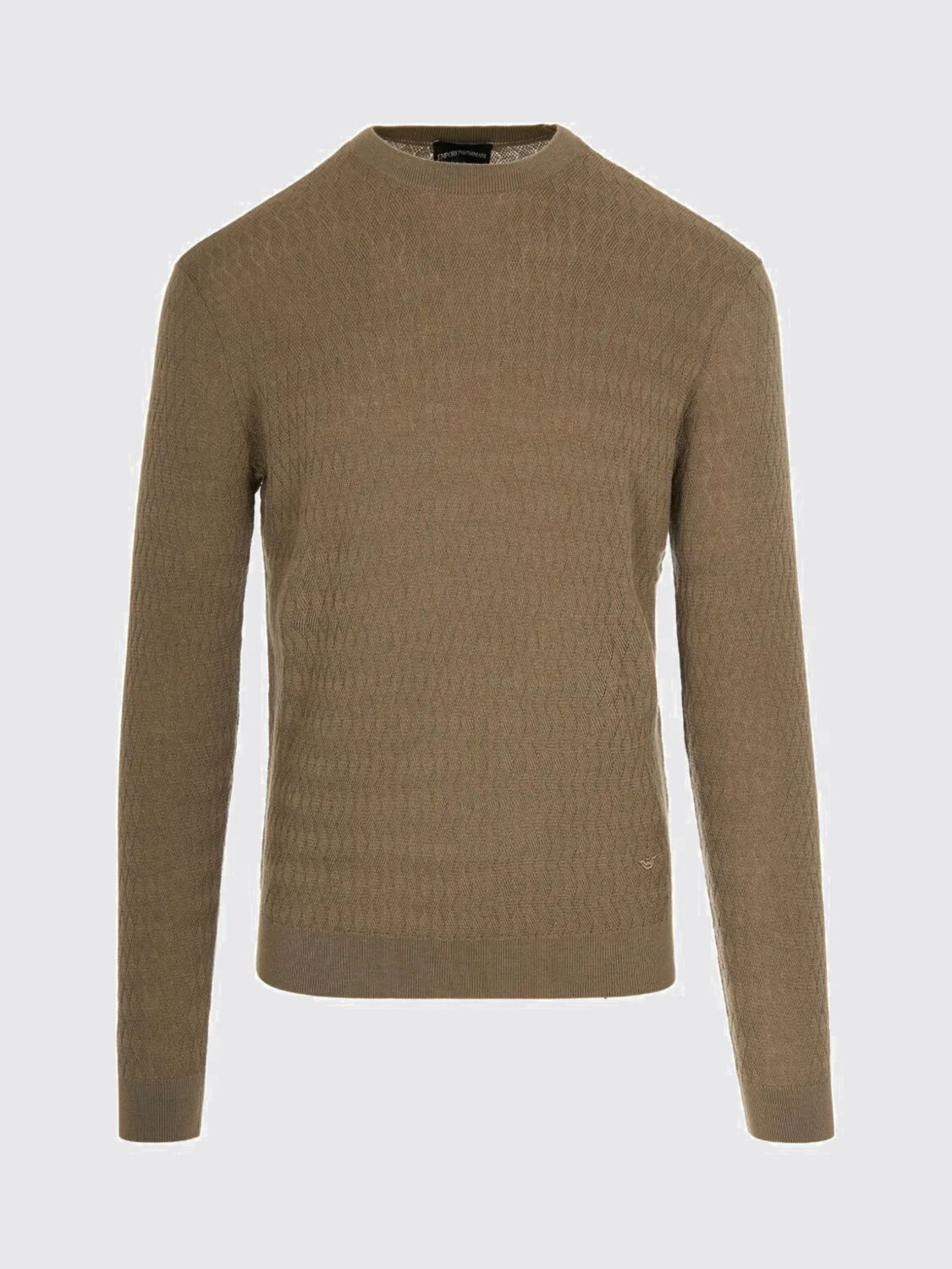 Sweater EMPORIO ARMANI Men color Mud