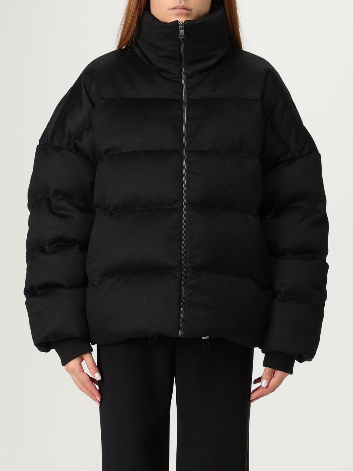 Soft Goat Jacket  Woman Color Black In Black
