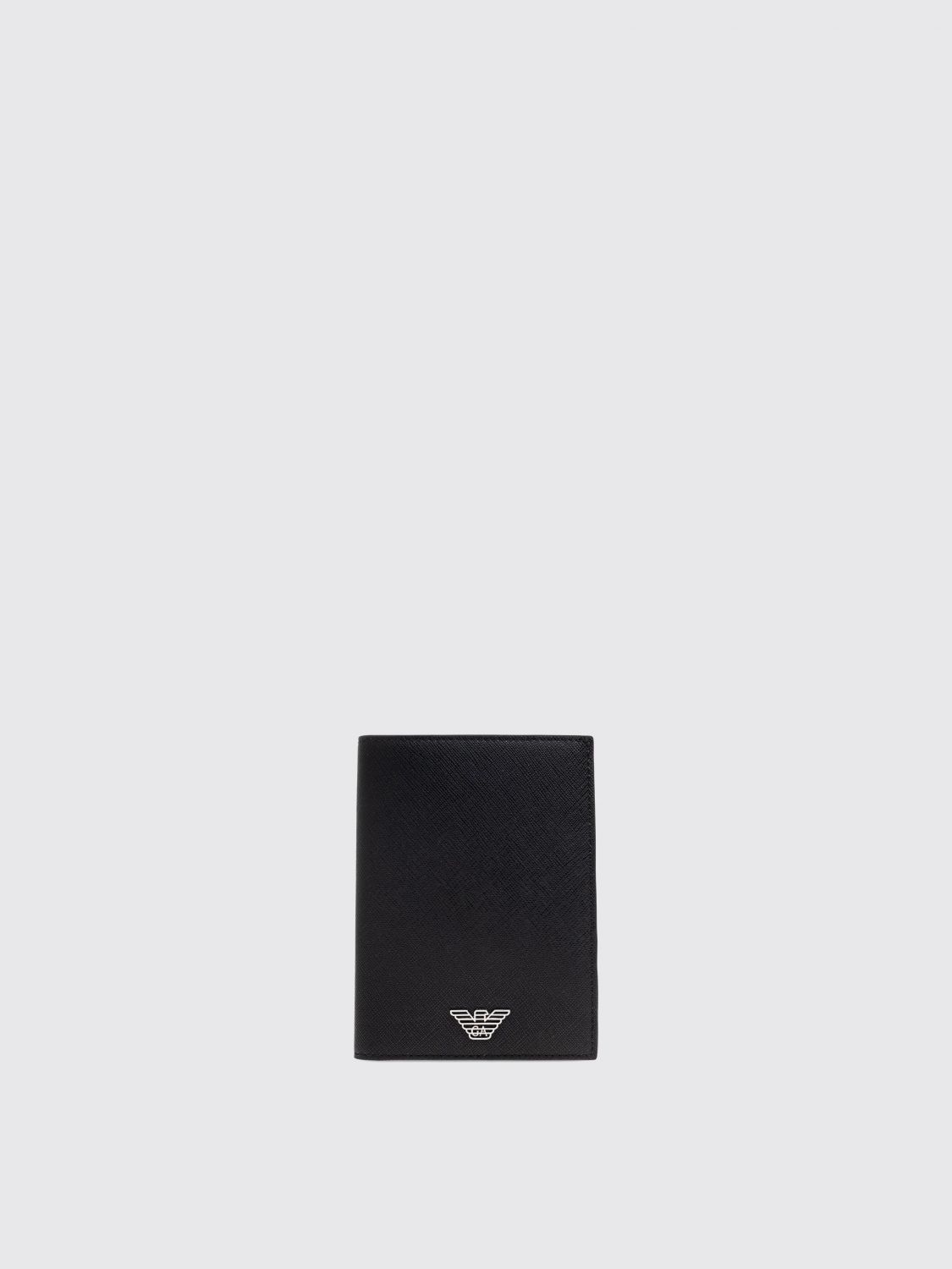 Emporio Armani Wallet Men Color Black In Animal Print