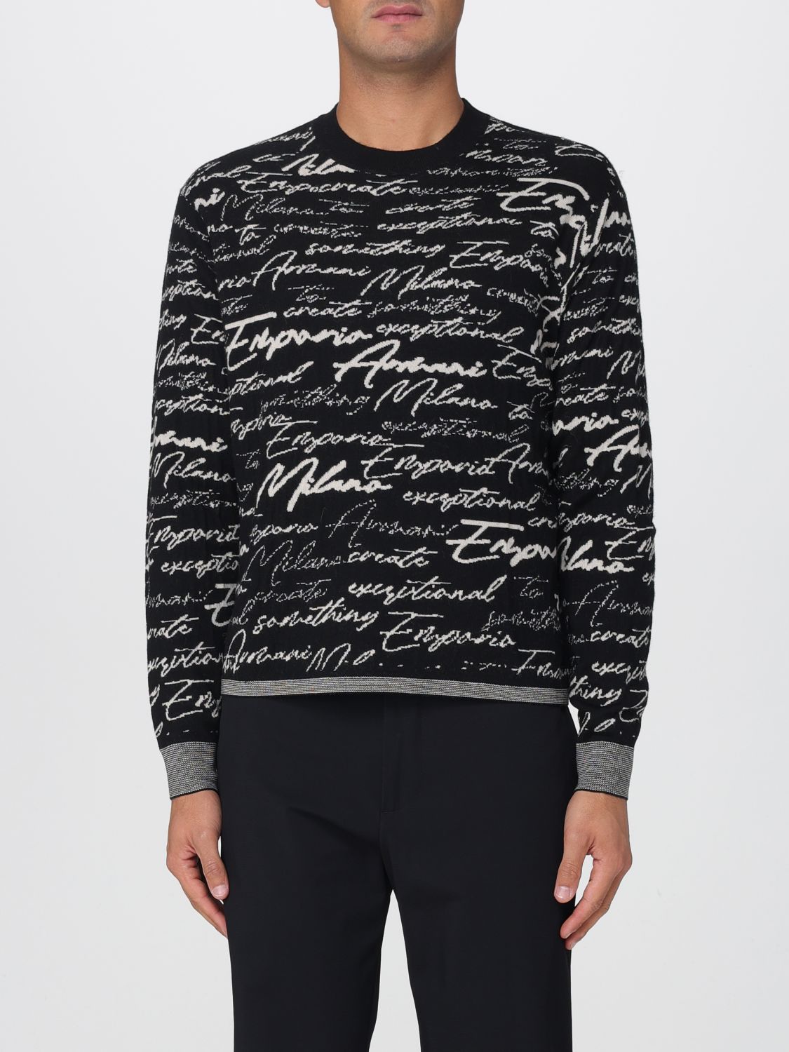 Emporio Armani Sweater Men Color Black 1